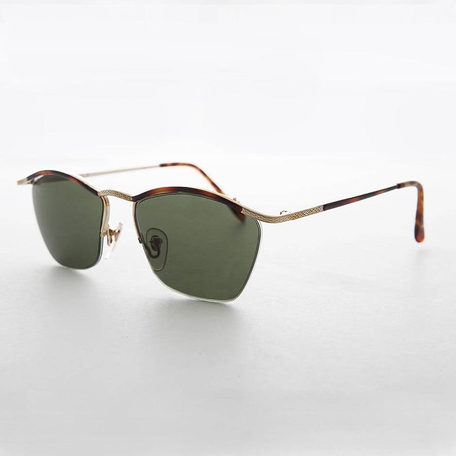 90s Gold Delicate Vintage Sunglass - Francis