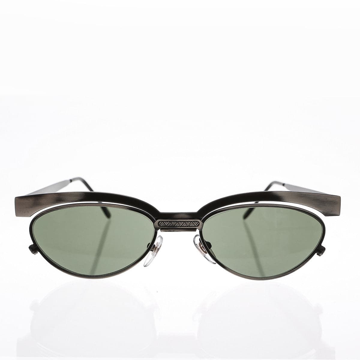 Floating Lens Cat Eye 90s Vintage Sunglass - Trina 1